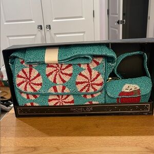 Rachel Zoe Peppermint Candy Crossbody Bag Set